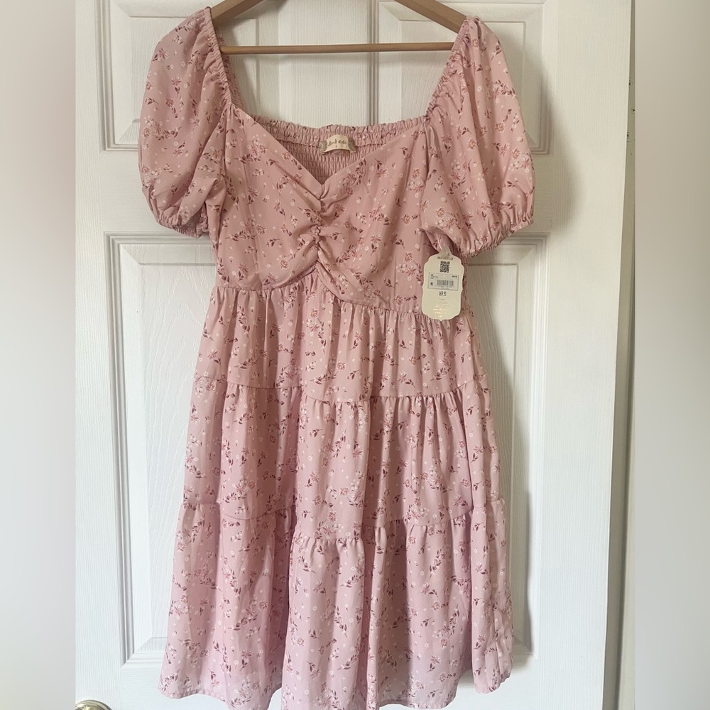 ALTAR’D STATE New! Pink Floral Mini Dress
